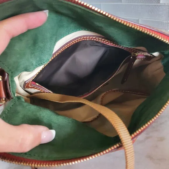 NWOT Dooney and Bourke Laurel Ginger Florentine Crossbody Bag - Picture 13 of 16